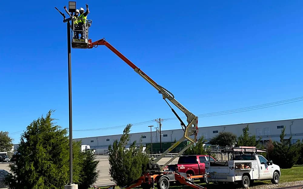 Municipal site-lighting work